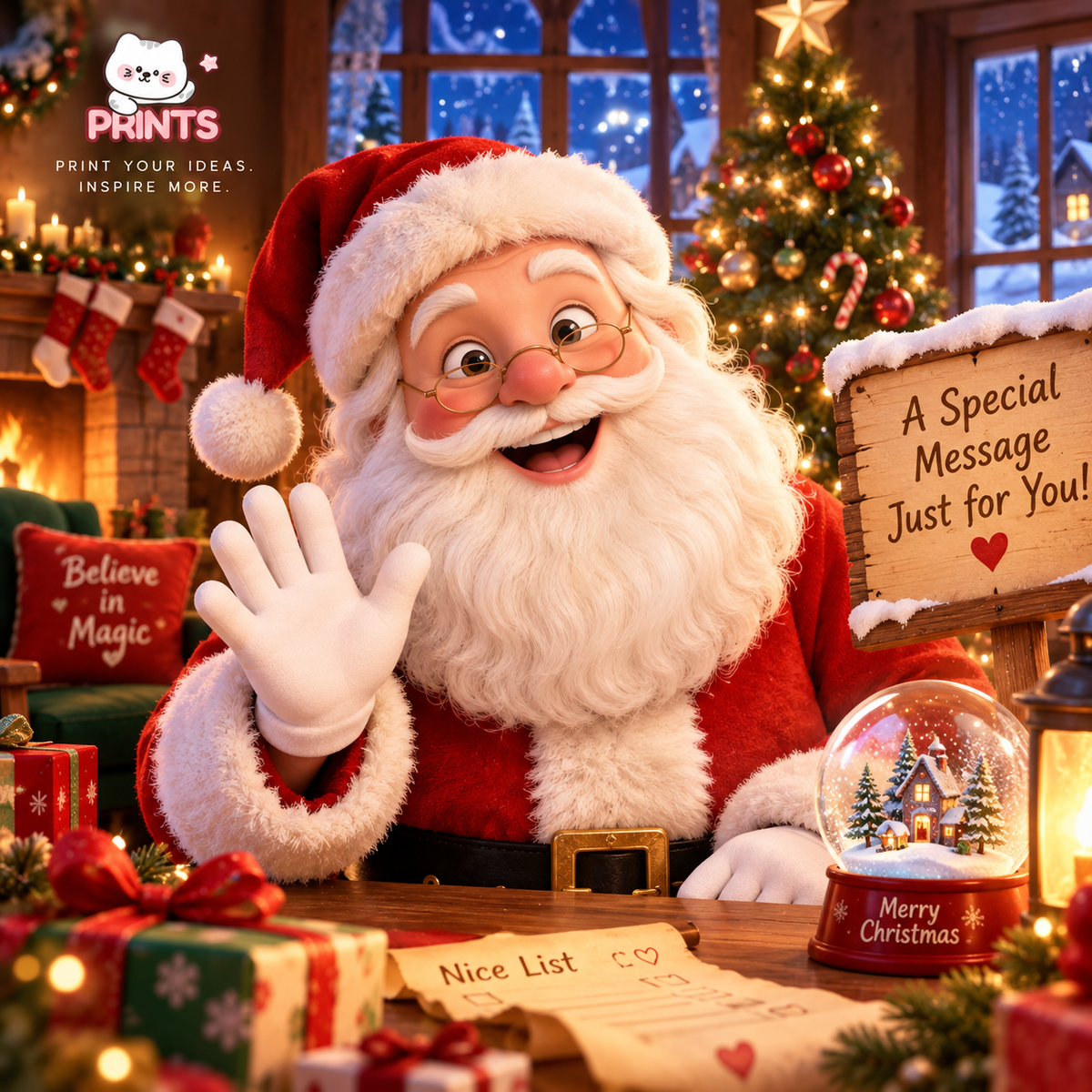 A Personal Video Message from Santa