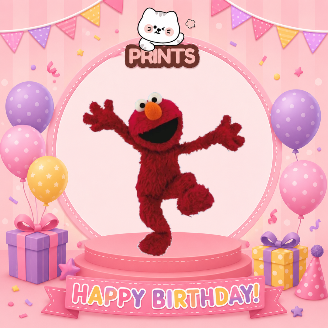Personalized Elmo Birthday Video
