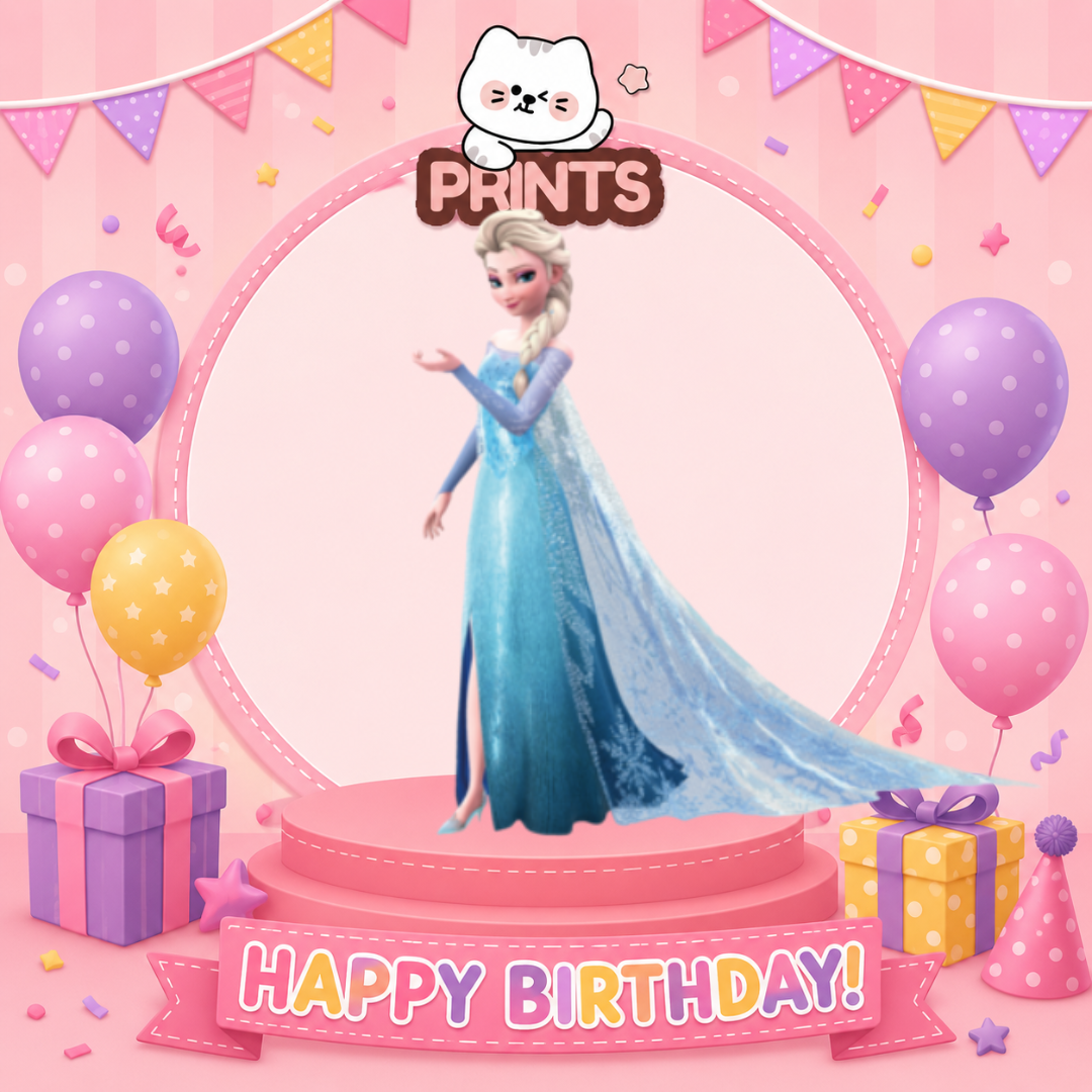 Personalized Elsa Birthday Video