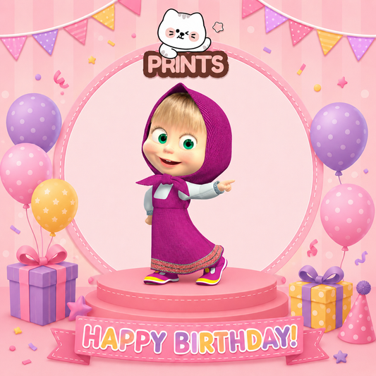 Personalized Masha Birthday Video