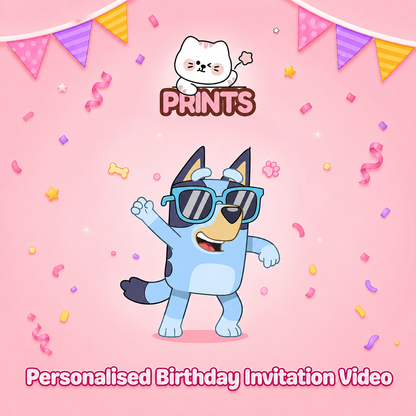Customized Birthday Video Invitation