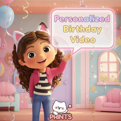 Gabby’s Dollhouse Personalized Birthday Video