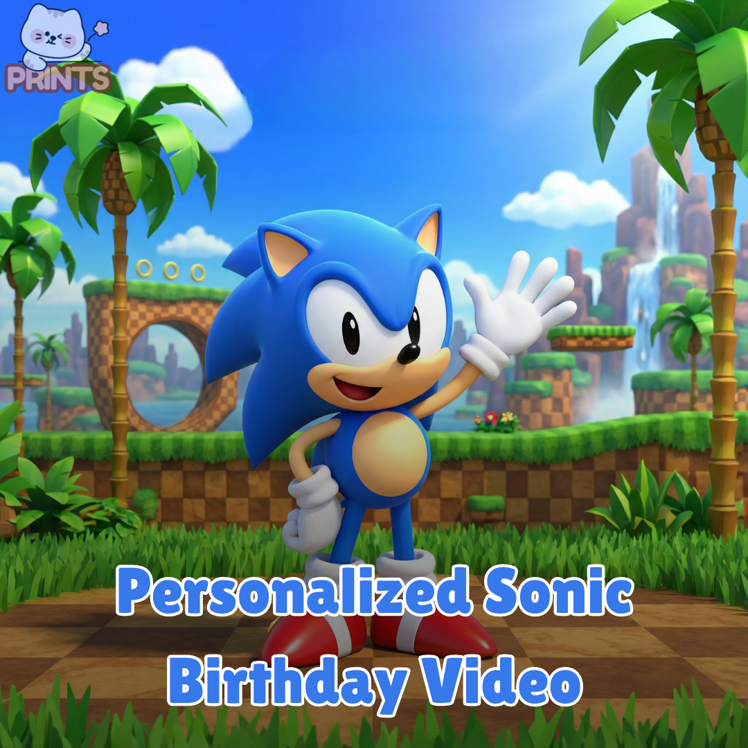 Personalized Sonic Birthday Video