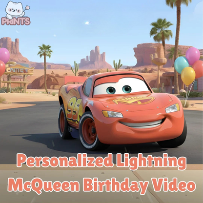 Personalized McQueen Birthday Video