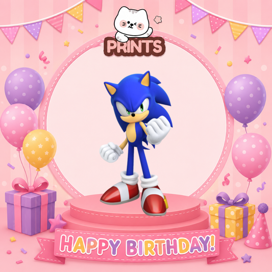 Personalized Sonic Birthday Video