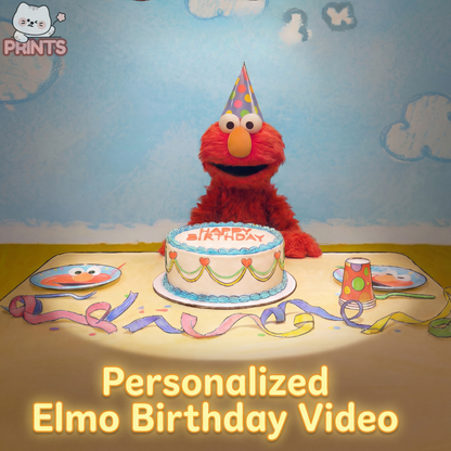 Personalized Elmo Birthday Video