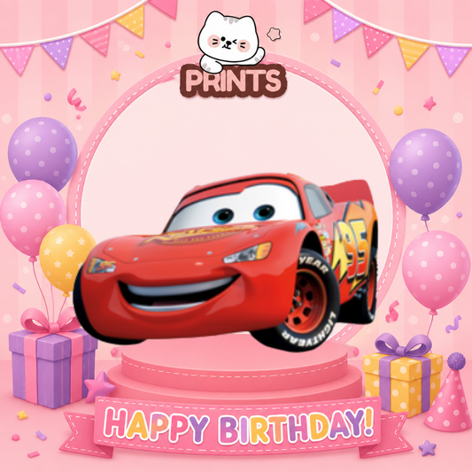 Personalized McQueen Birthday Video