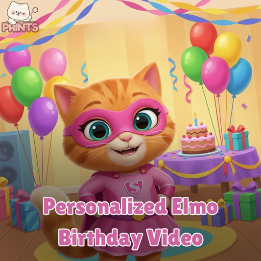 Personalized Kitty Birthday Video