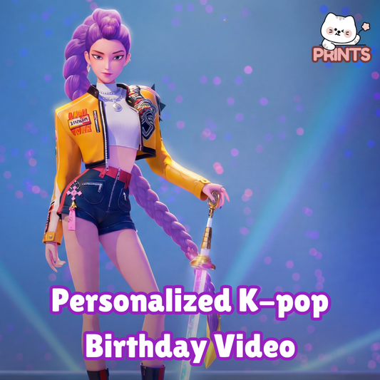 Personalized K-Pop Birthday Video