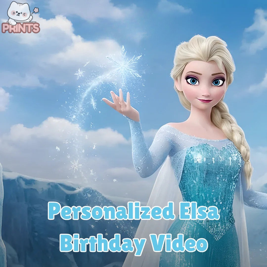 Personalized Elsa Birthday Video