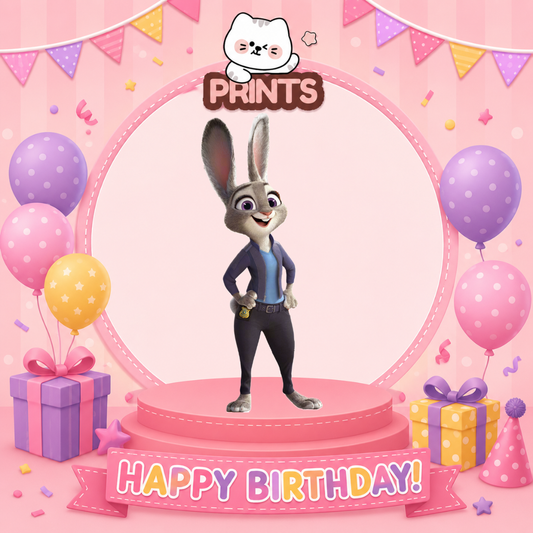 Personalized Zootopia Birthday Video