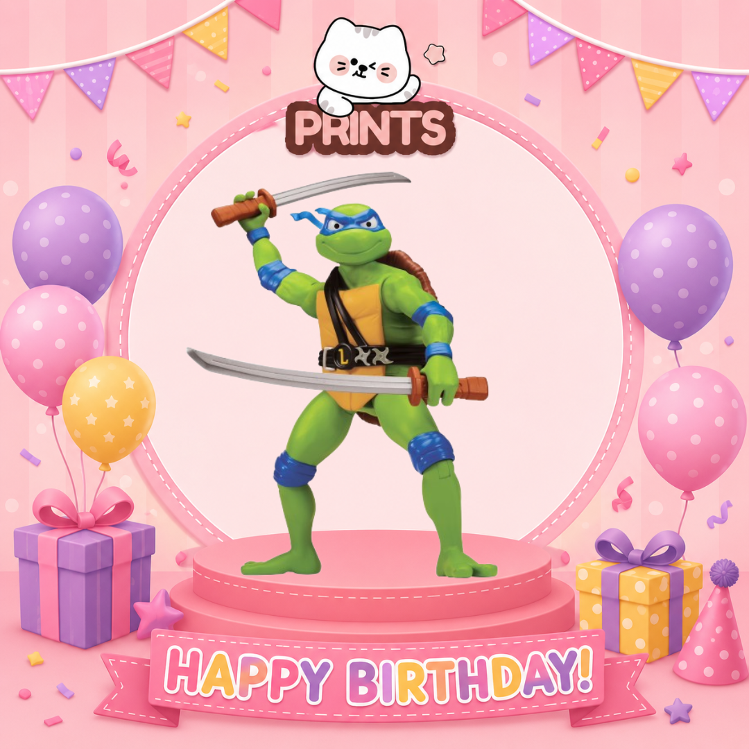 Personalized Ninja Turtles Birthday Video (Leonardo)