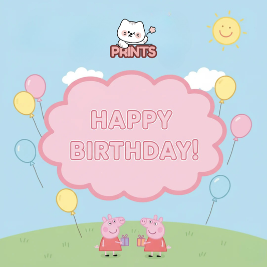 Personalized Peppa Pig Birthday Video
