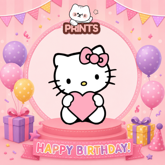 Personalized Hello Kitty Birthday Video